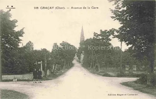 AK / Ansichtskarte Gracay VIERZON 18 Cher Avenue de la Gare
