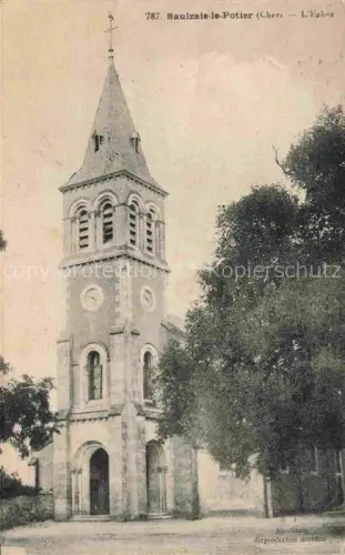 AK / Ansichtskarte Saulzais-le-Potier Saint-Amand-Montrond 18 Cher Eglise Kirche