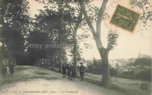 AK / Ansichtskarte Chateaumeillant Saint-Amand-Montrond 18 Cher La promenade