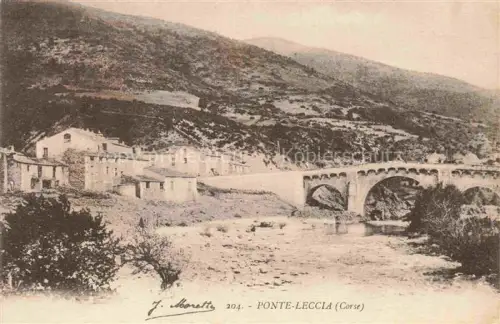 AK / Ansichtskarte Ponte-Leccia 2B Haute-Corse Vue générale Pont