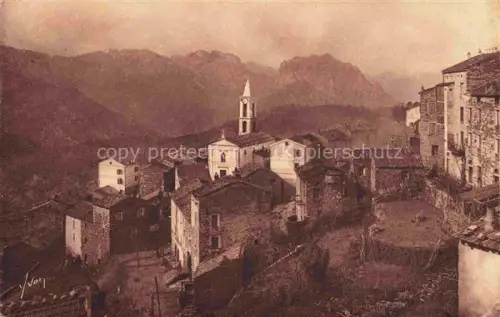 AK / Ansichtskarte Evisa 2A Corse-du-Sud Vue générale Eglise