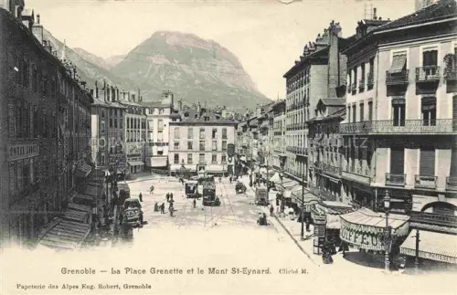 AK / Ansichtskarte GRENOBLE 38 Isere Place Grenette et le Mont St. Eynard