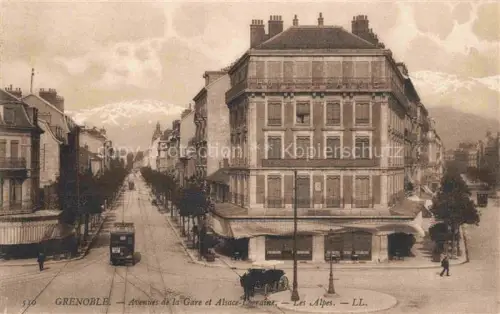 AK / Ansichtskarte GRENOBLE 38 Isere Avenues de la Gare et Alsace-Lorraine Tram