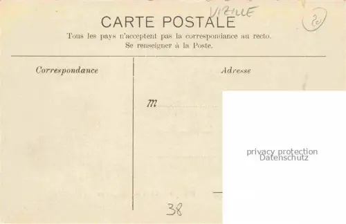 AK / Ansichtskarte Vizille GRENOBLE 38 Isere Vue générale