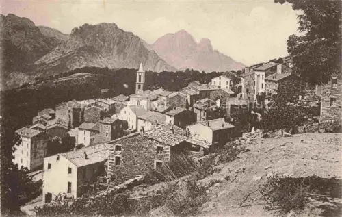 AK / Ansichtskarte Evisa 2A Corse-du-Sud Vue générale et les montagnes