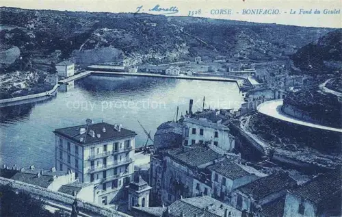 AK / Ansichtskarte Bonifacio 2A Corse du Sud Vue générale Le Fond du Goulet