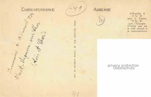 AK / Ansichtskarte Saint-Aignan  41 Loir-et-Cher Vue générale