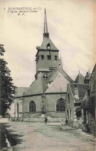 AK / Ansichtskarte ROMORANTIN-LANTHENAY 41 Loir-et-Cher Eglise abside et clocher