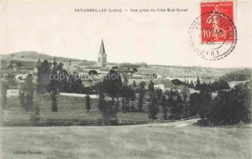 AK / Ansichtskarte Estivareilles Montbrison 42 Loire Vue prise du côté Sud-Ouest