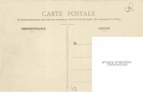 AK / Ansichtskarte Andrezieux-Boutheon Montbrison 42 Loire Pont après l'inondation du 17 Octobre 1907