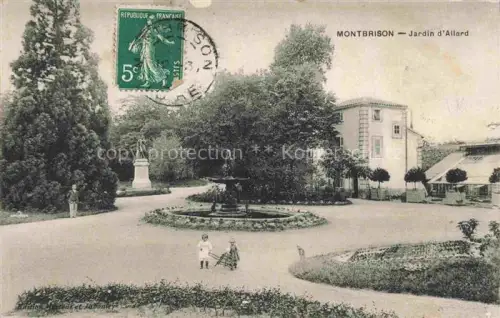 AK / Ansichtskarte MONTBRISON 42 Loire Jardin d'Allard Fontaine