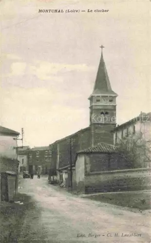 AK / Ansichtskarte Montchal Montbrison 42 Loire Le clocher