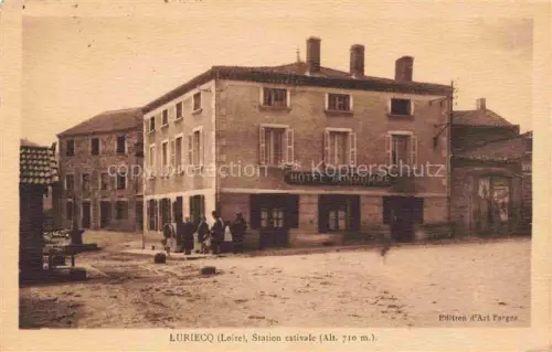 AK / Ansichtskarte Luriecq Montbrison 42 Loire Hôtel Bonhomme Station estivale