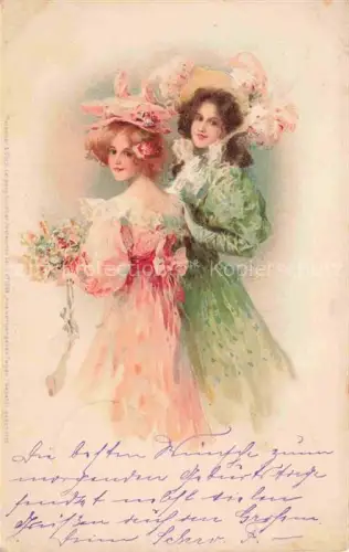 AK / Ansichtskarte MEIssNER & BUCH Litho Verlag Leipzig Frauen 