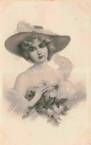 AK / Ansichtskarte Hutmode Mode-des-Chapeaux Hat-fashion Cappeli Sombreros-- Frauen 