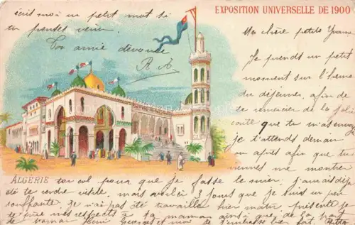 AK / Ansichtskarte Exposition Paris 1900 Exposition Universelle Algerien Algerie 