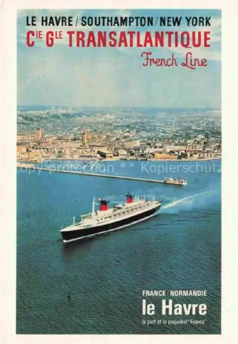 AK / Ansichtskarte LE HAVRE 76 Le port et le paquebot France