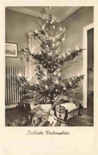 AK / Ansichtskarte Spielzeug Toy Juet Juguete-- Weihnachten Teddy Puppe 