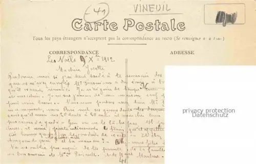 AK / Ansichtskarte Les Noels Vineuil BLOIS 41 Loir-et-Cher Le Chemin Bas vue sur Saint-Claude Pont