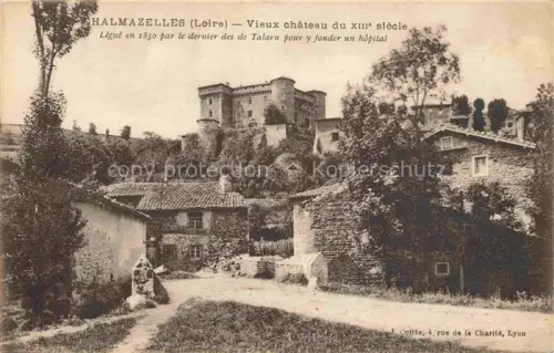 AK / Ansichtskarte Chalmazelles Chalmazel MONTBRISON 42 Loire Vieux château du XIIIe siècle