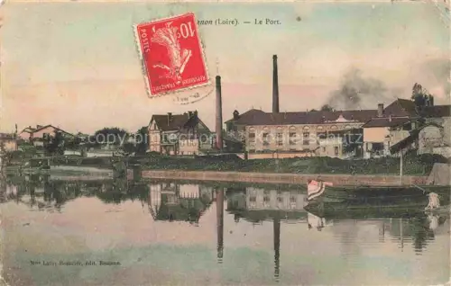 AK / Ansichtskarte Briennon ROANNE 42 Loire Le port