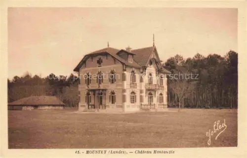 AK / Ansichtskarte Moustey Mont-de-Marsan 40 Landes Château Montauzie