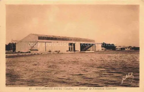 AK / Ansichtskarte Bourg Biscarrosse 40 Landes Hangar de l'Aviation Latécoère