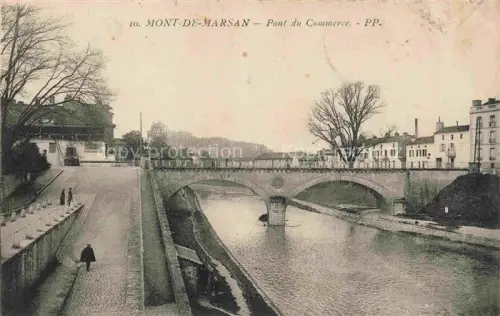 AK / Ansichtskarte MONT-DE-MARSAN 40 Landes Le Pont du Commerce sur la Midouse