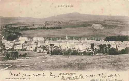AK / Ansichtskarte Allanche Saint-Flour 15 Cantal Vue générale