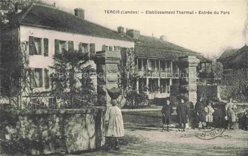 AK / Ansichtskarte Tercis-les-Bains DAX 40 Landes Etablissement Thermal Entrée du parc