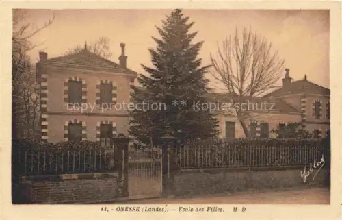 AK / Ansichtskarte Onesse-et-Laharie Mont-de-Marsan 40 Landes Ecole des Filles