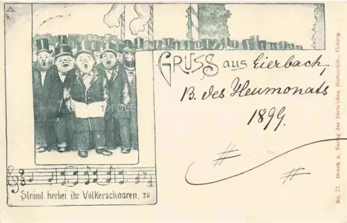 AK / Ansichtskarte Gesang Chanson Musik Coburg 