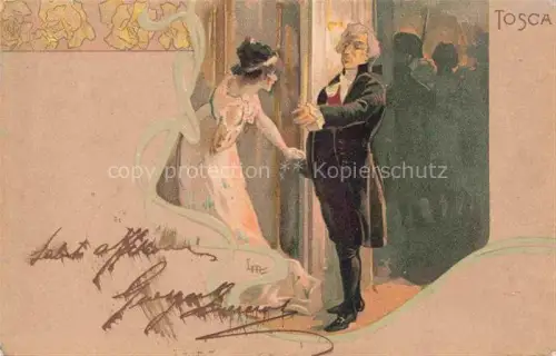AK / Ansichtskarte TOSCA Puccini Giacomo Oper Opera-- Milano Ricordi 
