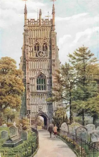AK / Ansichtskarte ARQ QUINTON Alfred Robert (1853-1934) Kuenstlerkarte Nr. 3024 the Belltower Evesham 