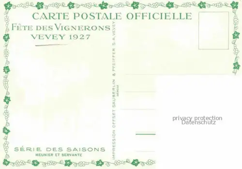 AK / Ansichtskarte VEVEY VD Fete des Vignerons