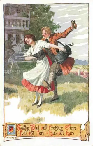 AK / Ansichtskarte KUTZER Ernst (1880-1965) Kuenstlerkarte Nr. 19 Bund der Deutsche Niederoesterreich 