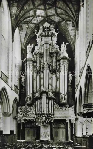 AK / Ansichtskarte Orgel Kirchenorgel Organ Orgue Haarlem Grote of St. Bavokerk