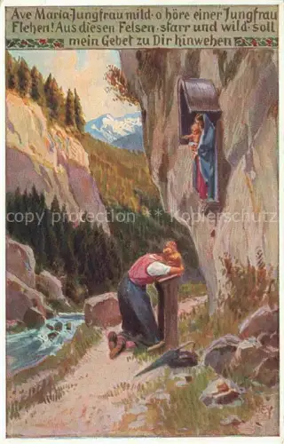 AK / Ansichtskarte HEY Paul (1867-1952) Kuenstlerkarte Nr. 85 Maria Jungfrau mild