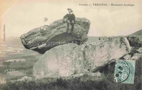 AK / Ansichtskarte Treignac Tulle 19 Correze Monument druidique