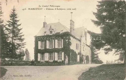 AK / Ansichtskarte Marcenat Saint-Flour 15 Cantal Château d'Aubijoux