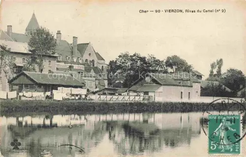 AK / Ansichtskarte VIERZON 18 Cher Rives du Canal
