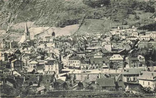 AK / Ansichtskarte Bort Barrage de Bort-les-Orgues UssEL 19 Correze Vue générale Feldpost
