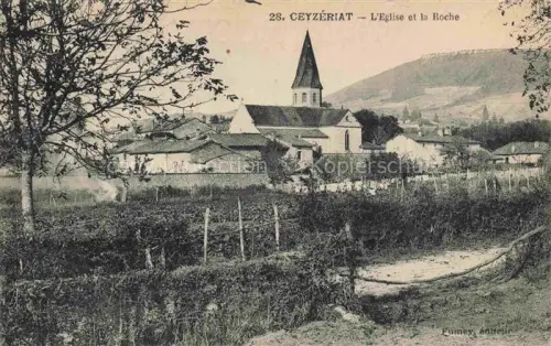 AK / Ansichtskarte Ceyzeriat Bourg-en-Bresse 01 Ain Eglise et la Roche