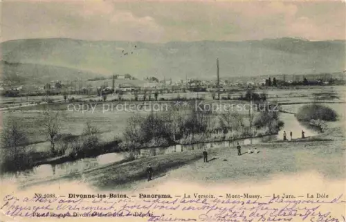 AK / Ansichtskarte Divonne-les-Bains GEX 01 Ain Panorama La Versoix Mont-Mussy Le Jura La Dôle
