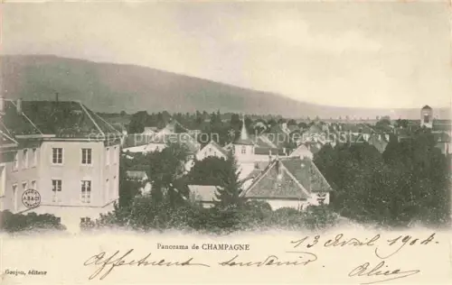 AK / Ansichtskarte Champagne-en-Valromey Belley 01 Ain Panorama