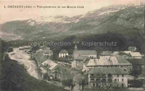 AK / Ansichtskarte Chezery-Forens GEX 01 Ain Vue générale et les Monts Jura