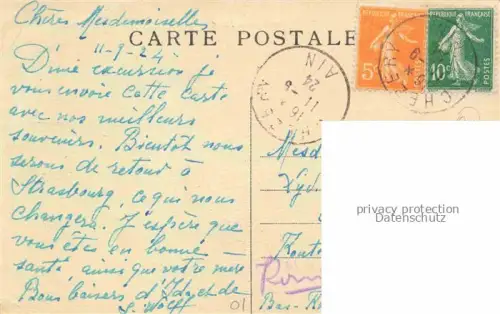 AK / Ansichtskarte Chezery-Forens GEX 01 Ain Vue générale et les Monts Jura