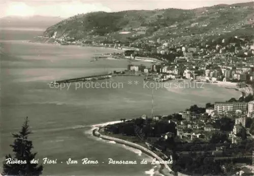 AK / Ansichtskarte San Remo SANREMO Liguria IT Panorama da Levante 