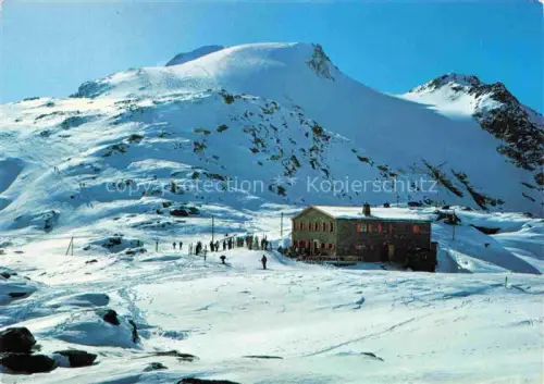 AK / Ansichtskarte Fuorcla Surlej 2755m GR Berghaus mit Piz Corvatsch
