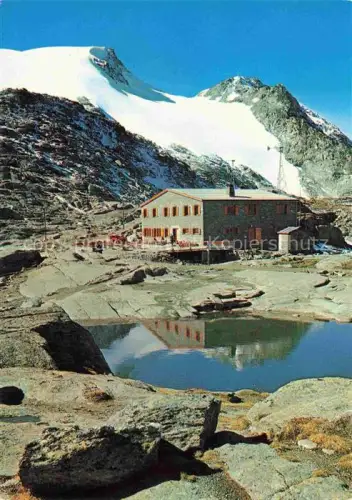 AK / Ansichtskarte Fuorcla Surlej 2755m GR Berghaus mit Piz Covatsch